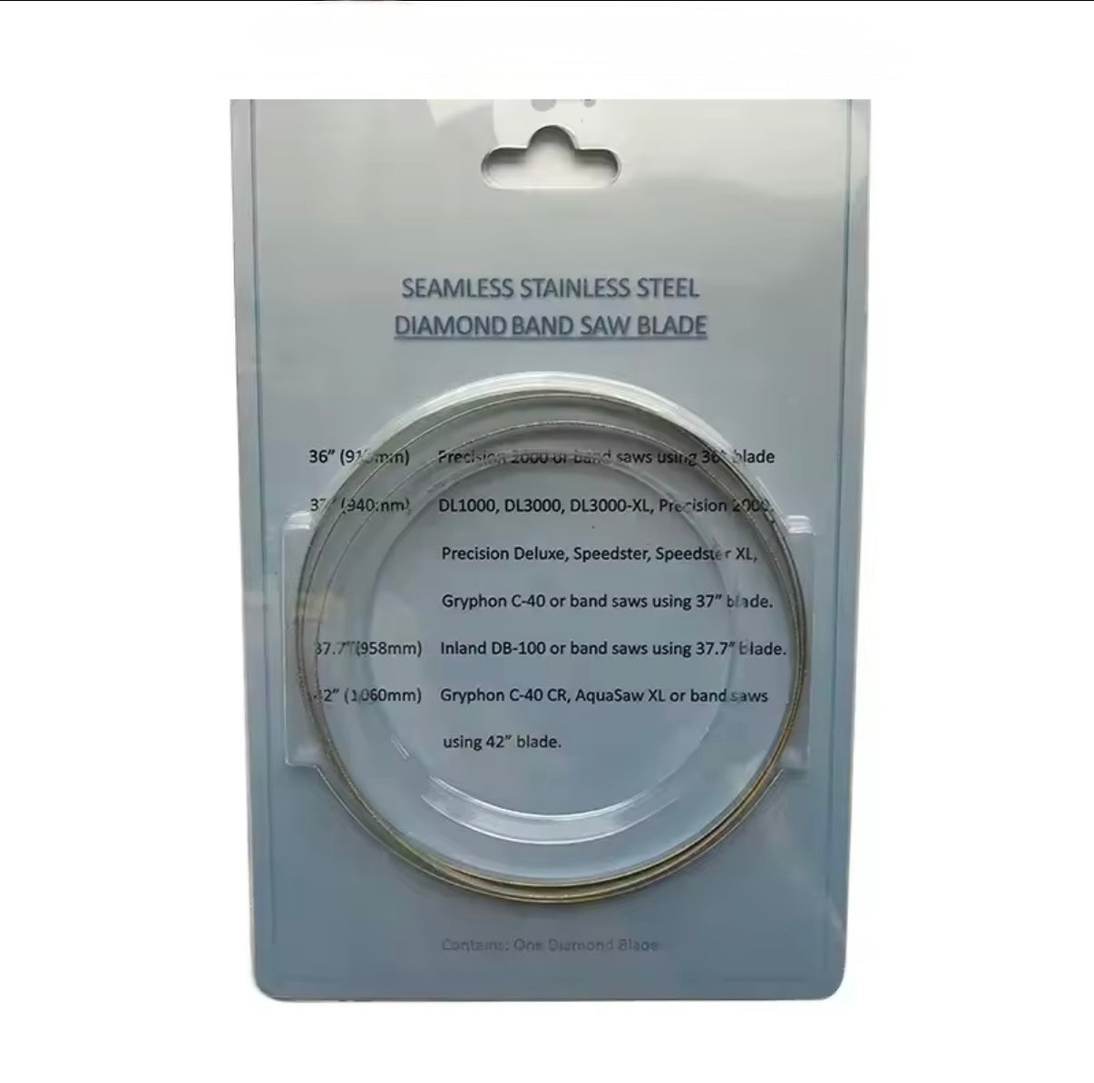 42” Diamond Band Saw blade for Gryphon XL- Brand New in Box