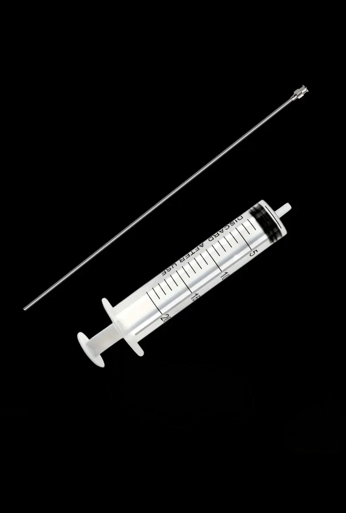 Aiptasia reaching 20in needle and syringe.