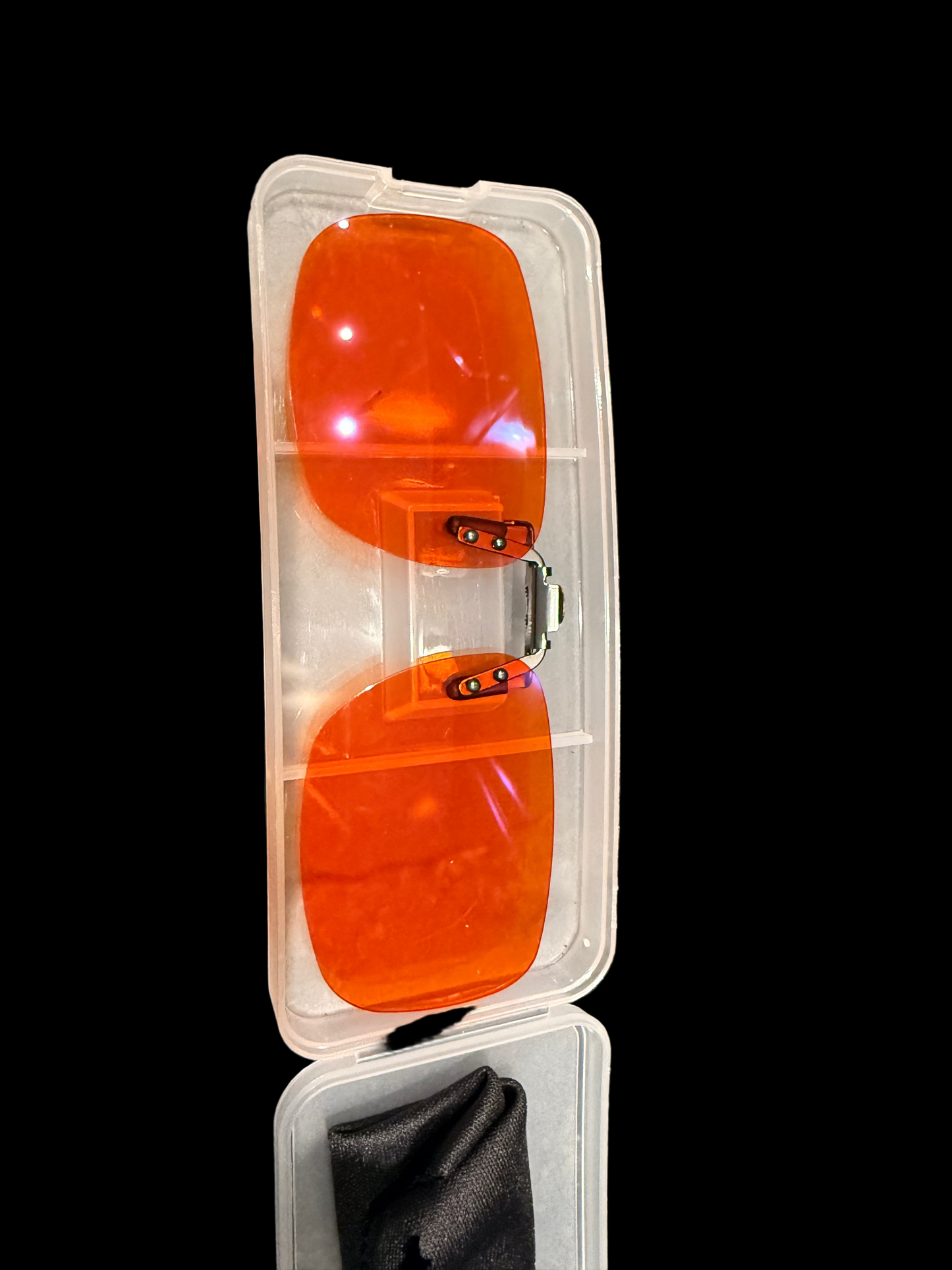 Clip-on orange filter